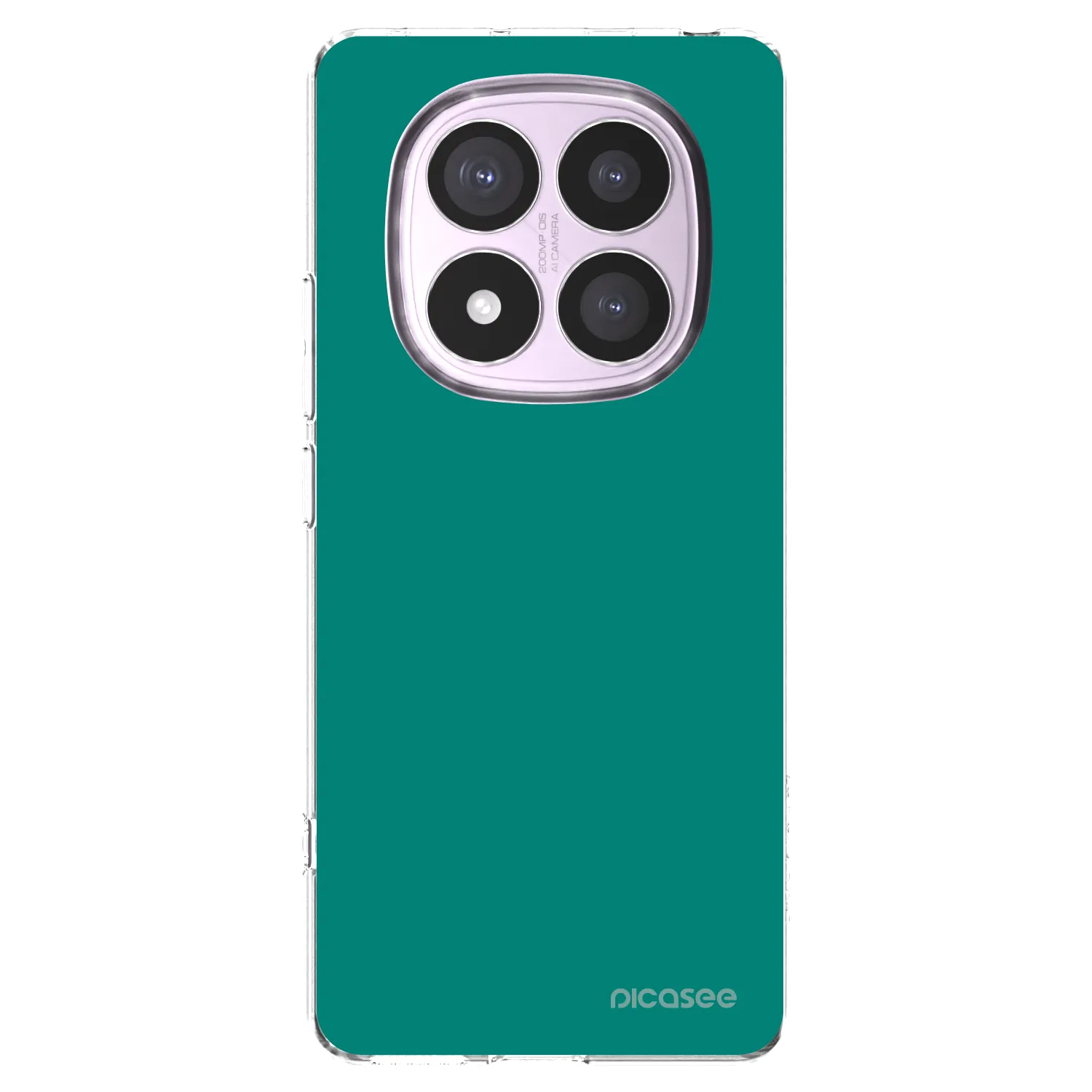 Picasee Xiaomi Redmi Note 14 Pro 5G Hülle - Transparentes Silikon - Emerald Mist