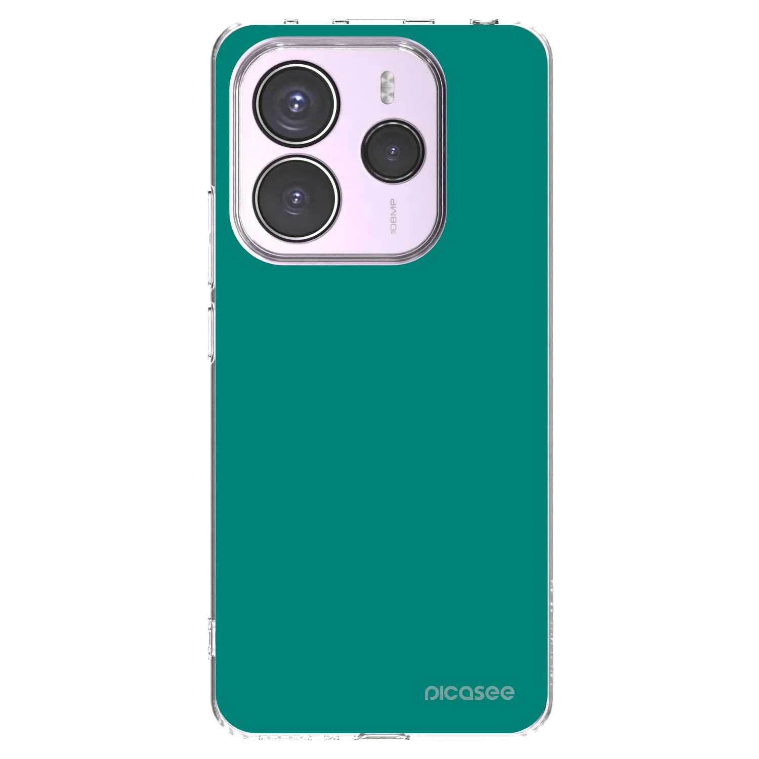 Picasee Xiaomi Redmi Note 14 5G Hülle - Transparentes Silikon - Emerald Mist