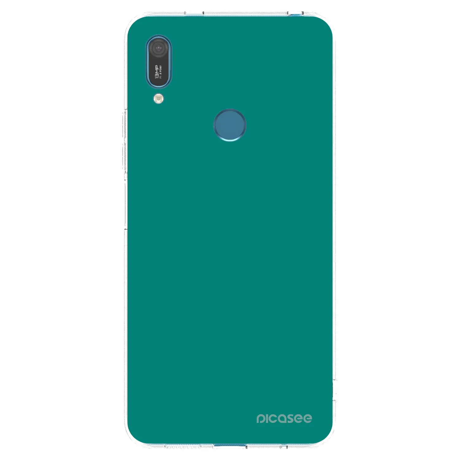 Picasee Huawei Y7 2019 Hülle - Transparentes Silikon - Emerald Mist