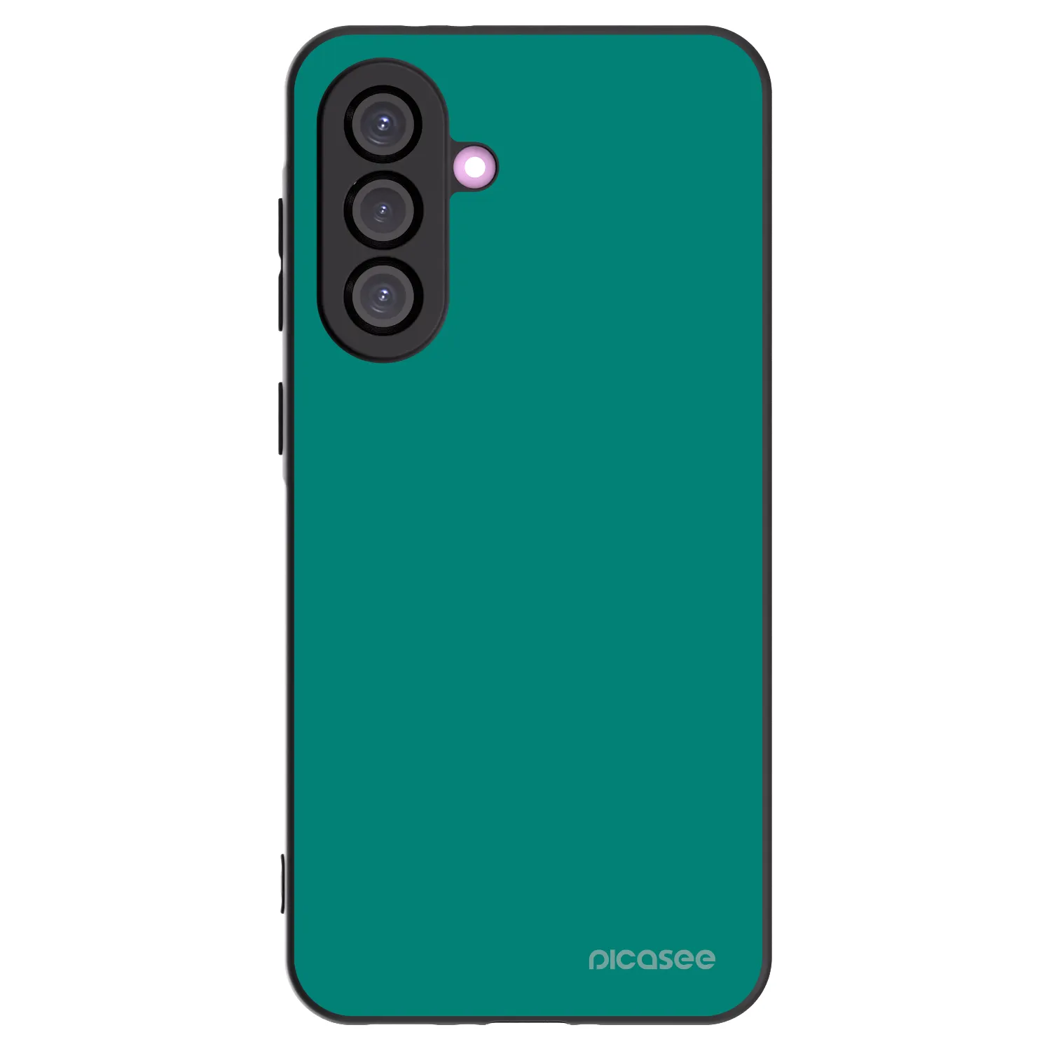 Picasee Samsung Galaxy A56 5G A566B Hülle - Schwarzes Silikon - Emerald Mist