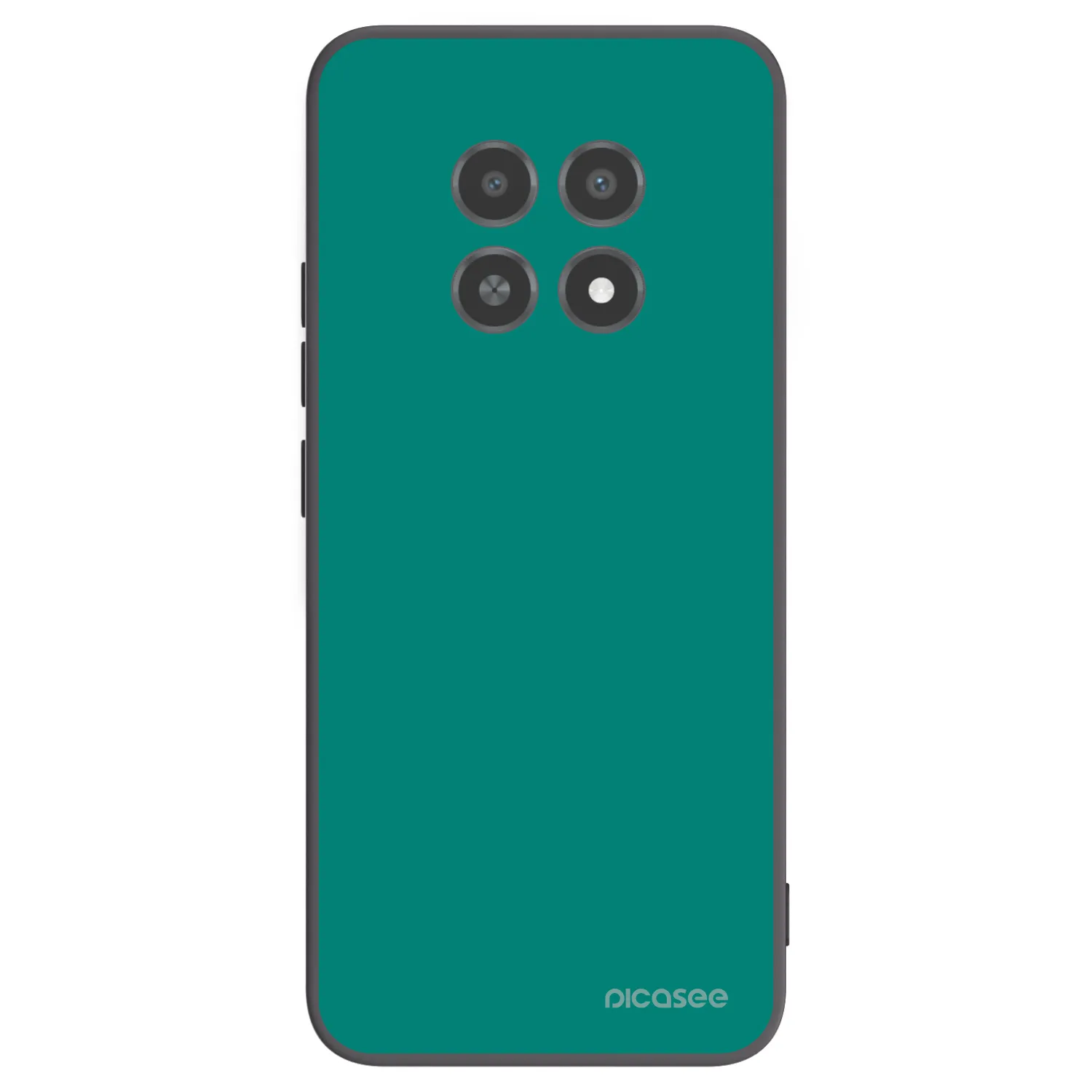 Picasee Realme 12X Hülle - Schwarzes Silikon - Emerald Mist
