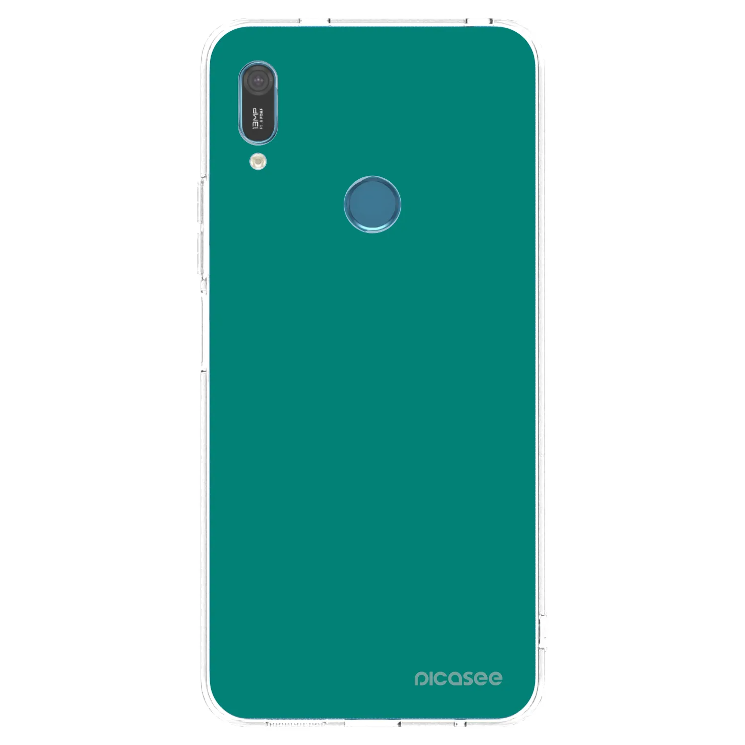 Picasee Huawei Y6 2019 Hülle - Transparentes Silikon - Emerald Mist