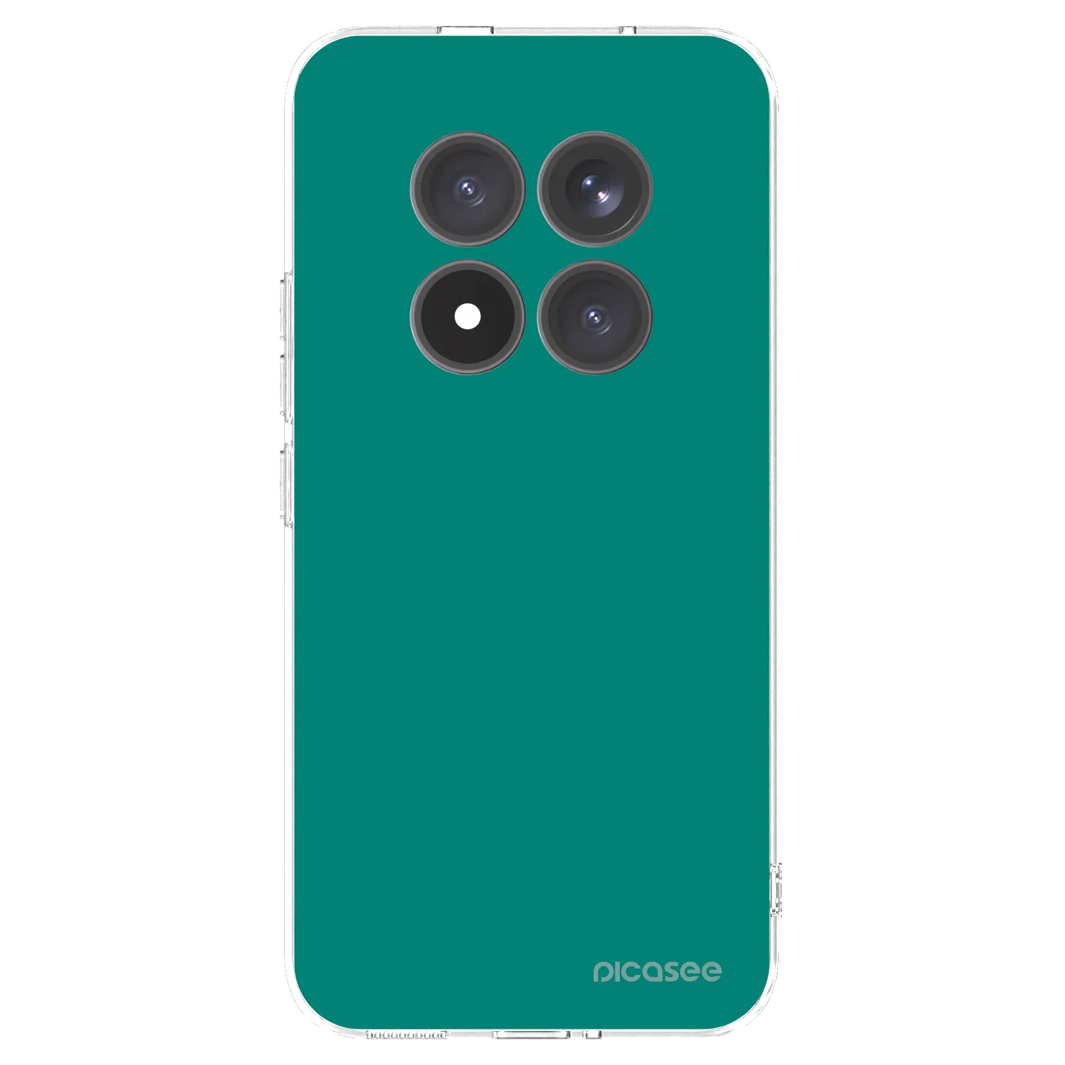 Picasee Xiaomi Redmi Note 15 Pro+ Hülle - Transparentes Silikon - Emerald Mist