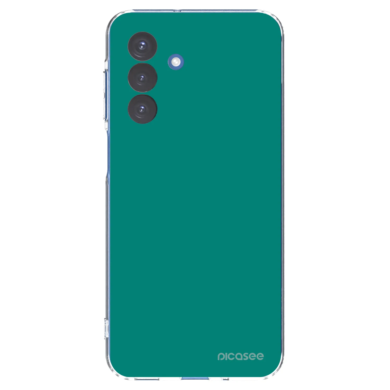 Picasee Samsung Galaxy A17 5G Hülle - Transparentes Silikon - Emerald Mist