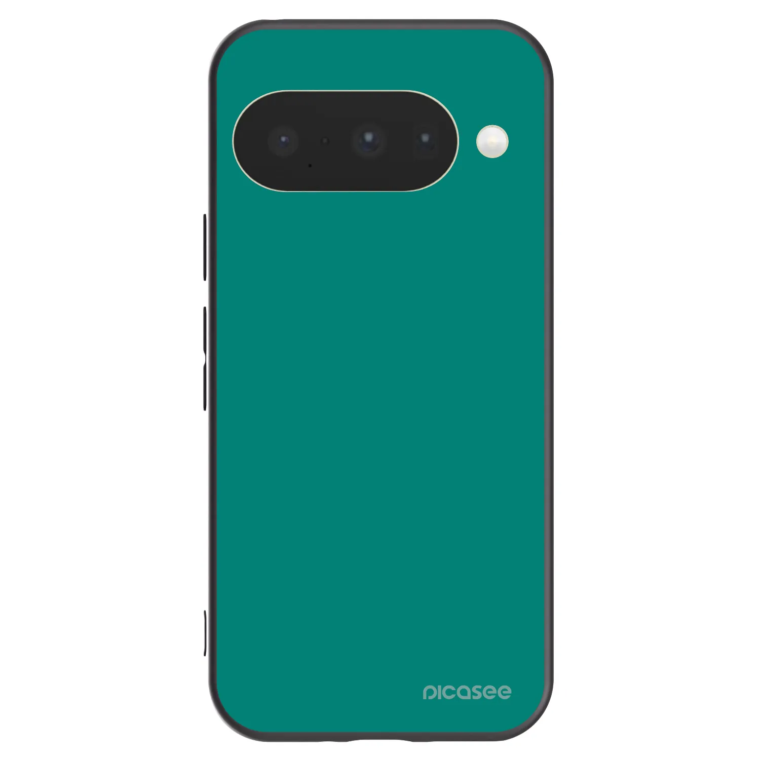 Picasee Google Pixel 10 Hülle - Schwarzes Silikon - Emerald Mist
