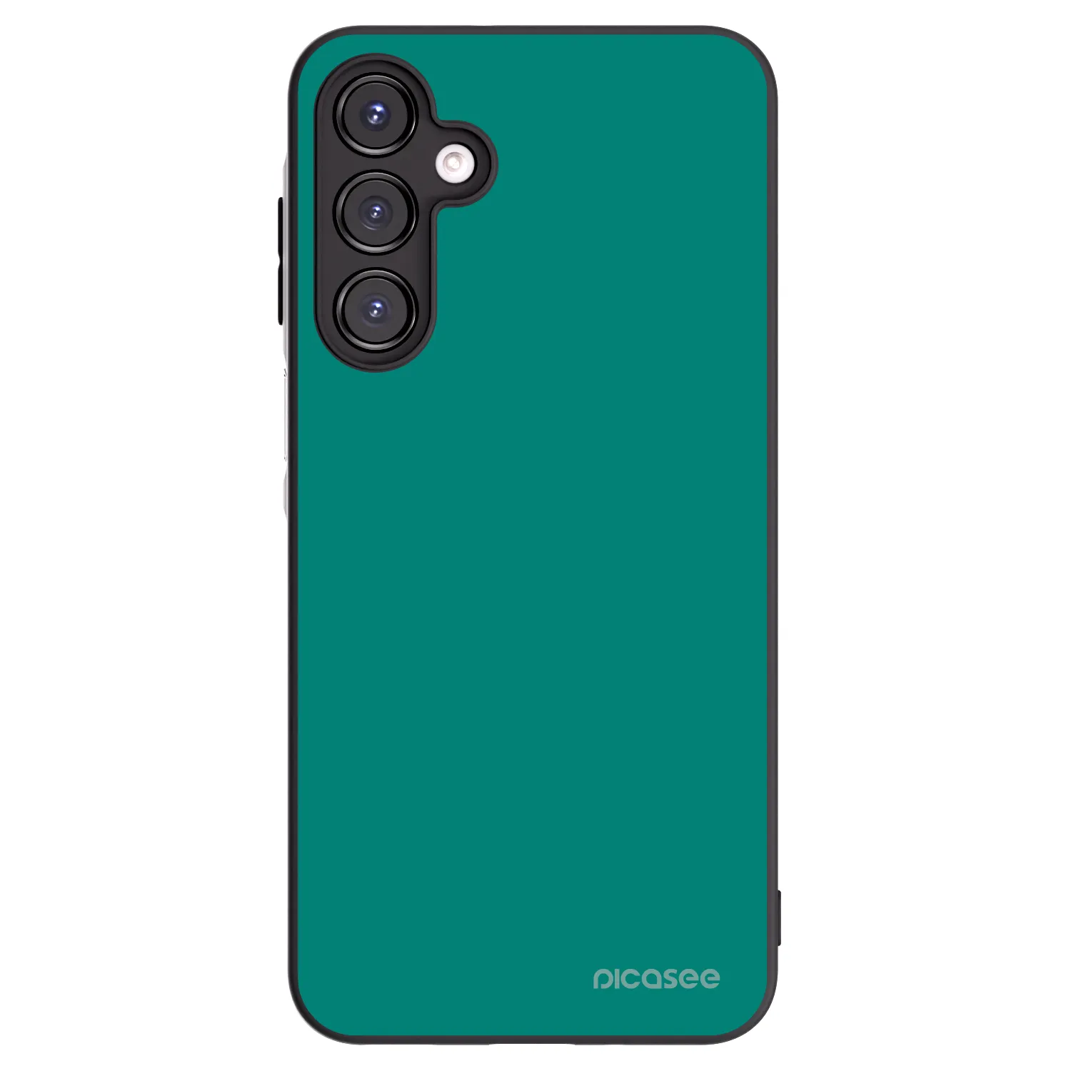 Picasee Samsung Galaxy A16 4G Hülle - Schwarzes Silikon - Emerald Mist