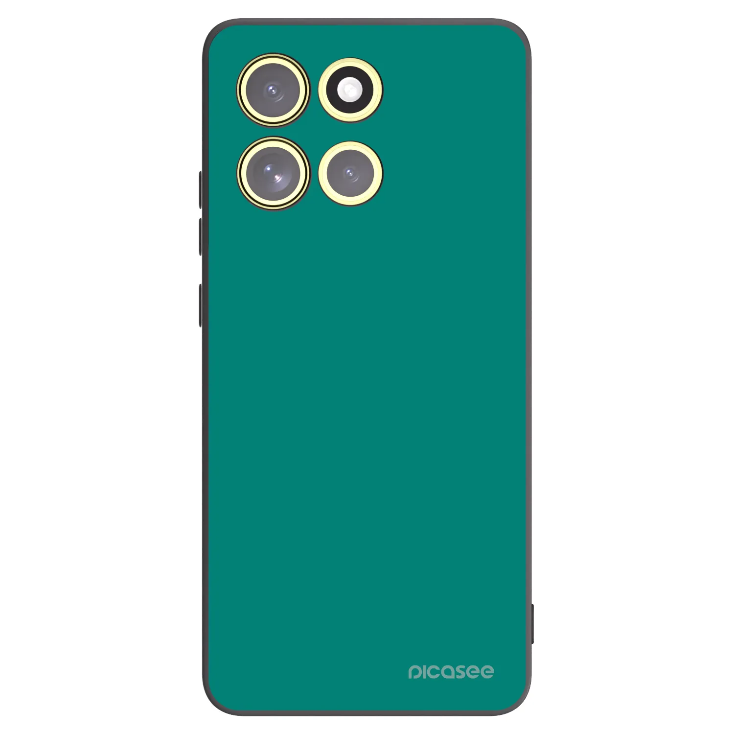 Picasee Motorola Moto G86 Power 5G Hülle - Schwarzes Silikon - Emerald Mist