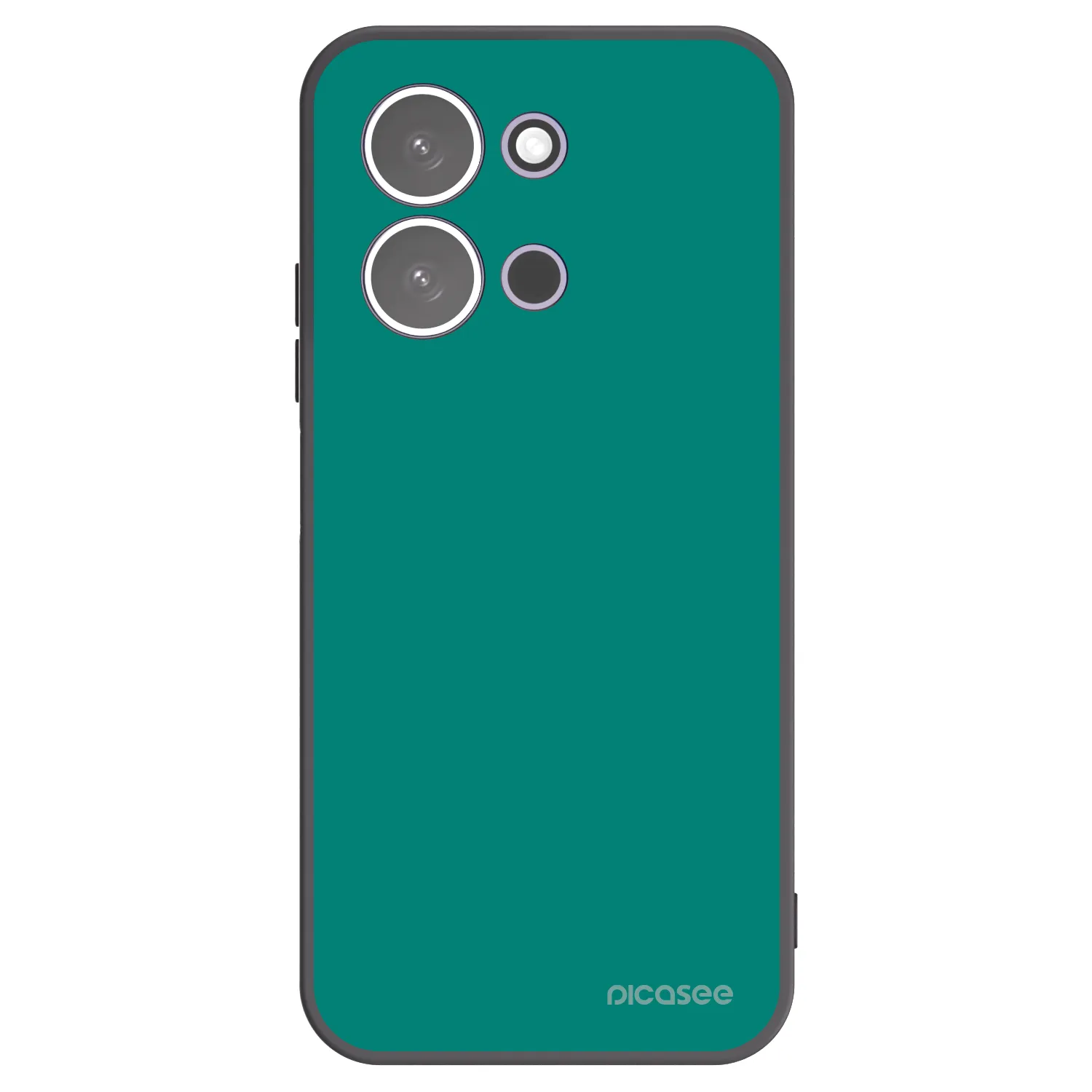 Picasee Xiaomi Redmi 15C 5G Hülle - Schwarzes Silikon - Emerald Mist
