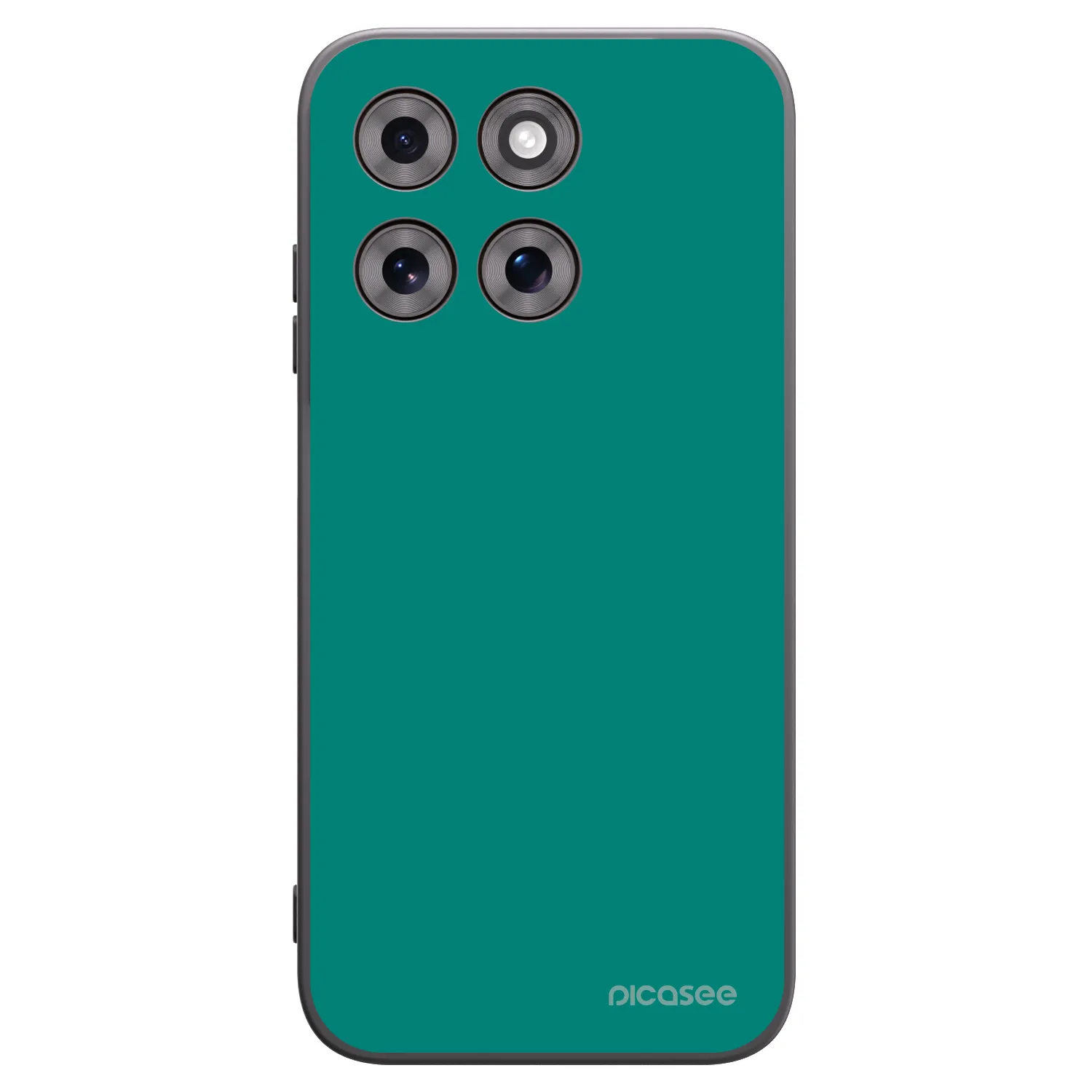 Picasee Motorola Moto G77 Hülle - Schwarzes Silikon - Emerald Mist