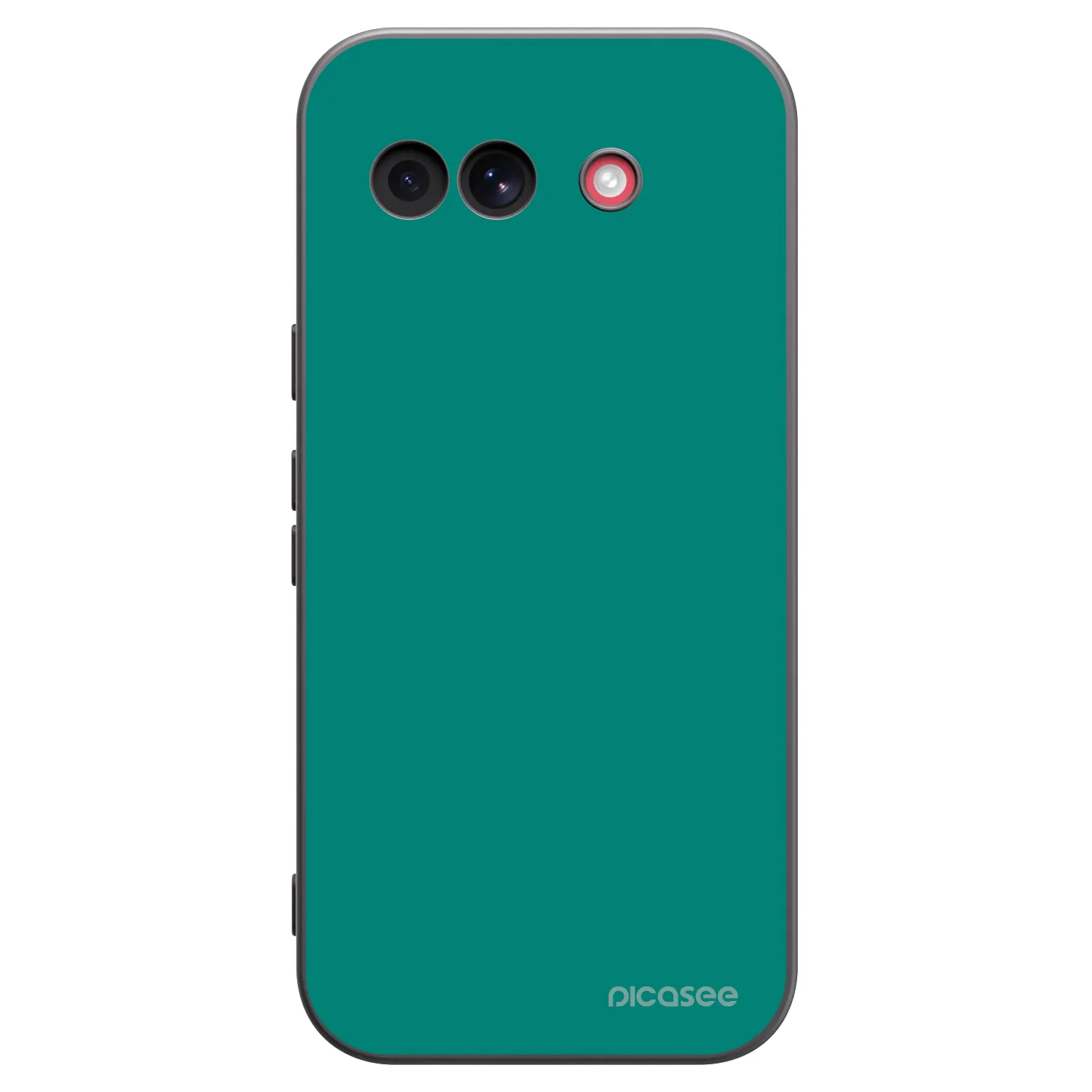 Picasee Google Pixel 10a Hülle - Schwarzes Silikon - Emerald Mist