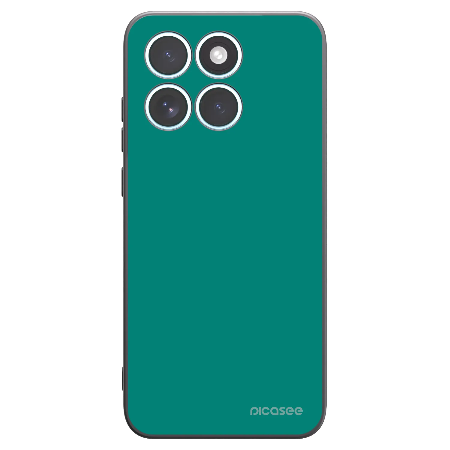 Picasee Motorola Edge 70 Fusion Hülle - Schwarzes Silikon - Emerald Mist