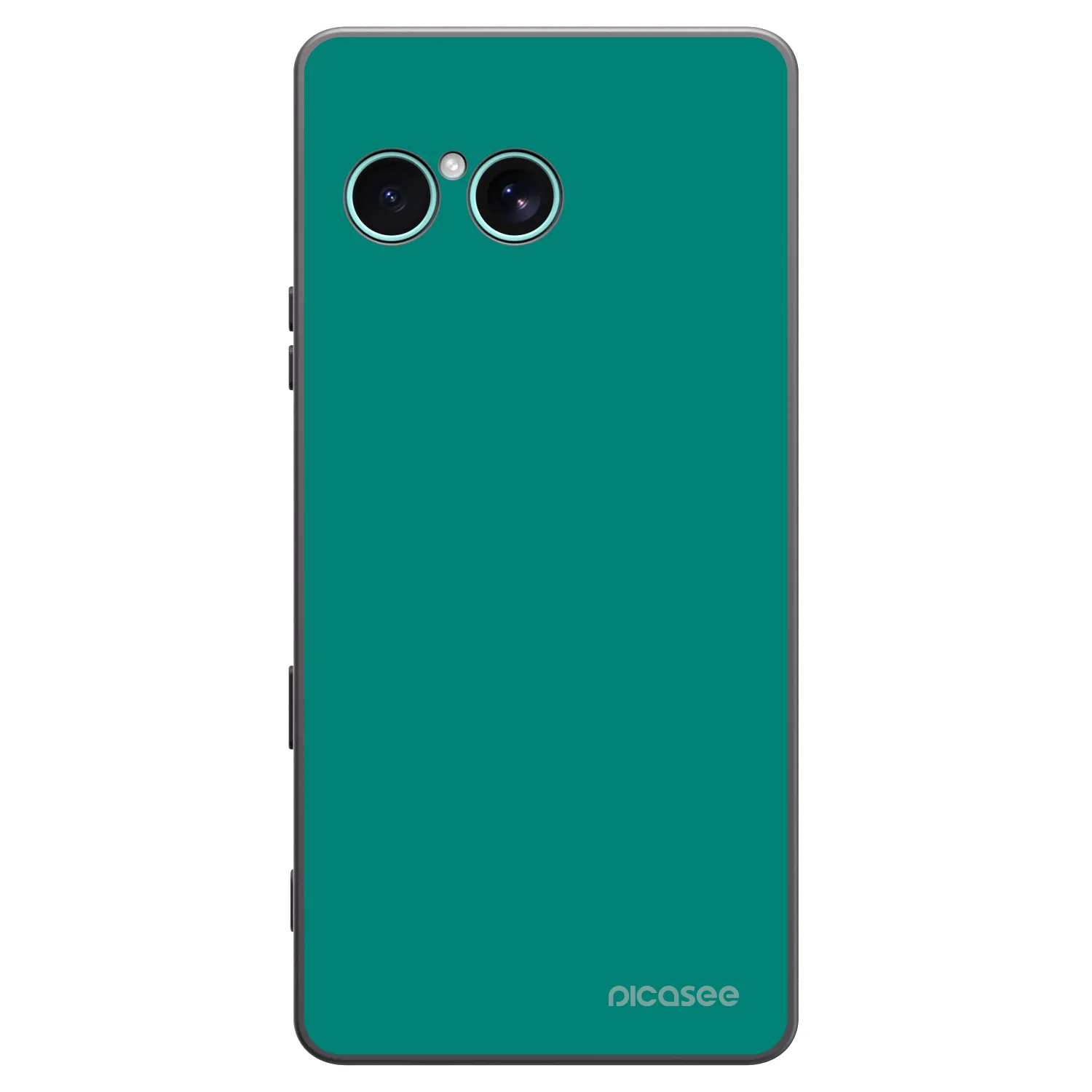 Picasee Sony Xperia 10 VII Hülle - Schwarzes Silikon - Emerald Mist
