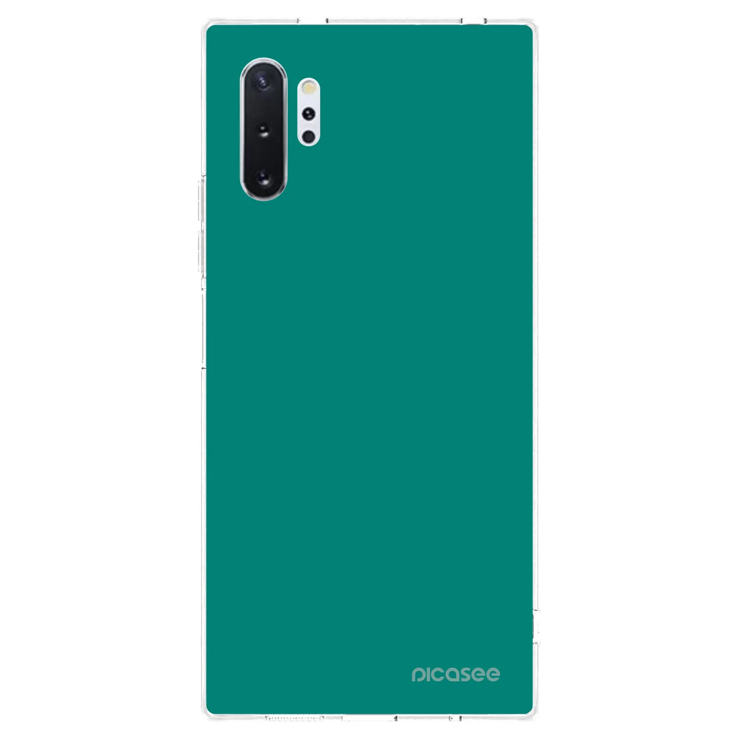 Picasee Samsung Galaxy Note 10+ N975F Hülle - Transparentes Silikon - Emerald Mist