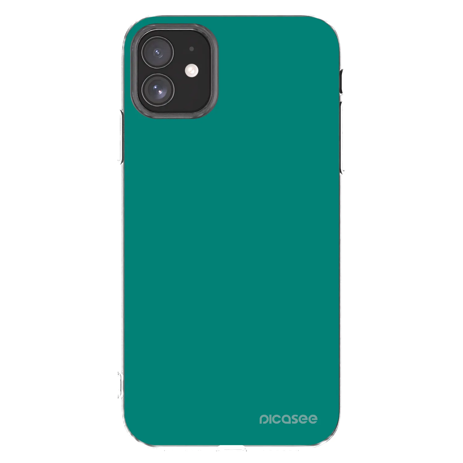 Picasee Apple iPhone 11 Hülle - Transparentes Silikon - Emerald Mist