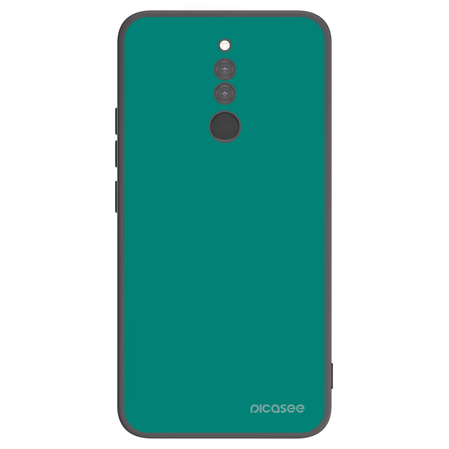 Picasee Xiaomi Redmi 8 Hülle - Schwarzes Silikon - Emerald Mist
