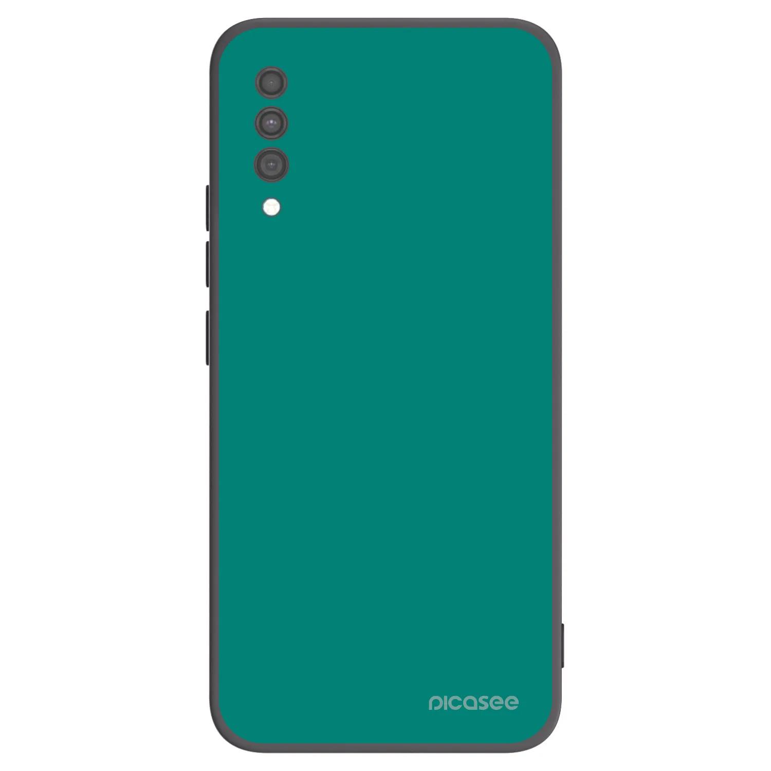 Picasee Samsung Galaxy A30s A307F Hülle - Schwarzes Silikon - Emerald Mist