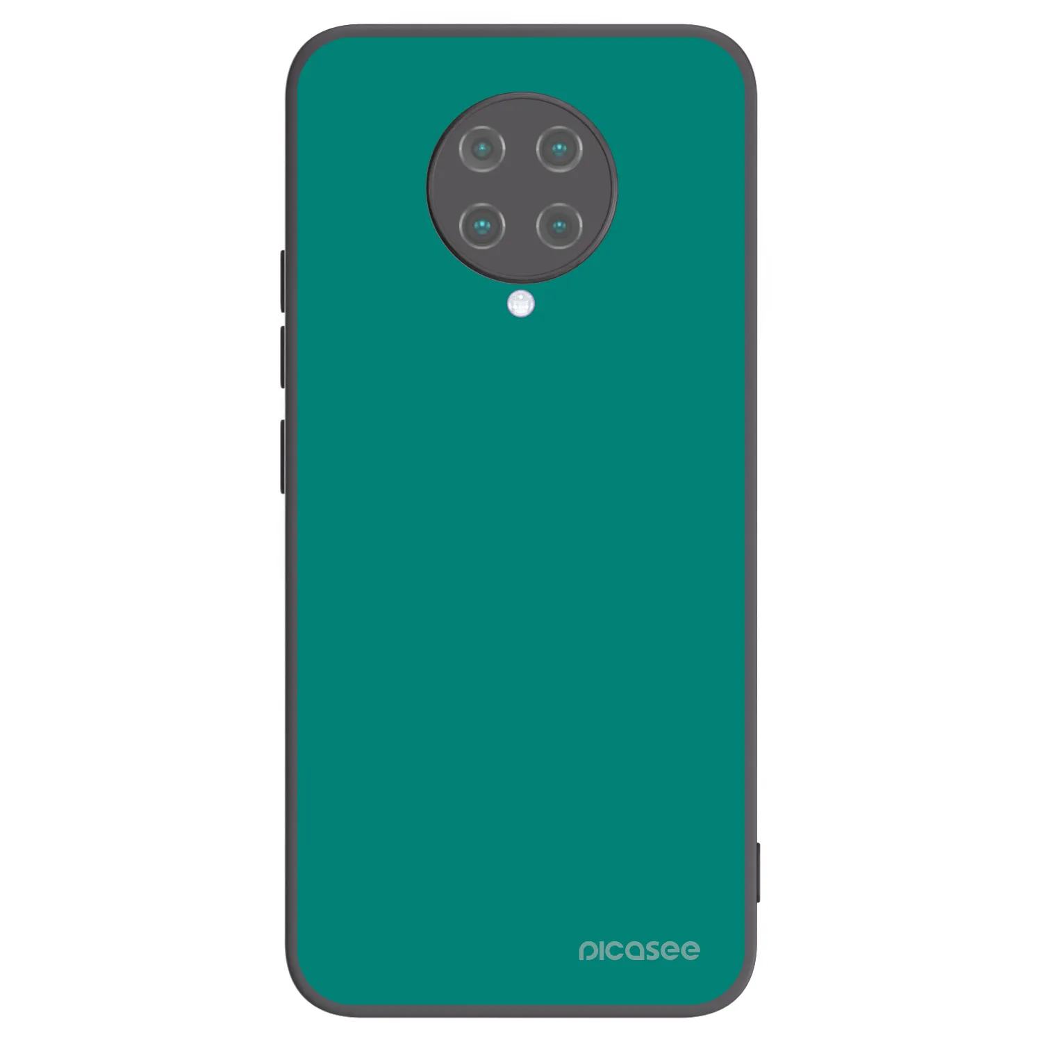 Picasee Xiaomi Poco F2 Pro Hülle - Schwarzes Silikon - Emerald Mist