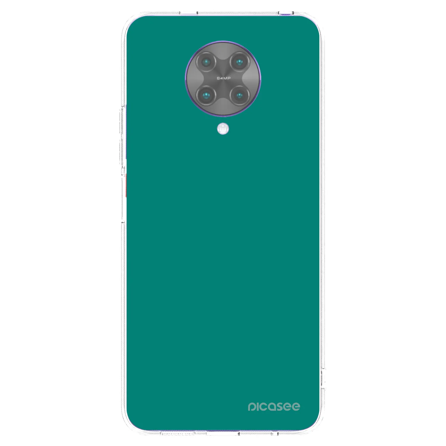 Picasee Xiaomi Poco F2 Pro Hülle - Transparentes Silikon - Emerald Mist