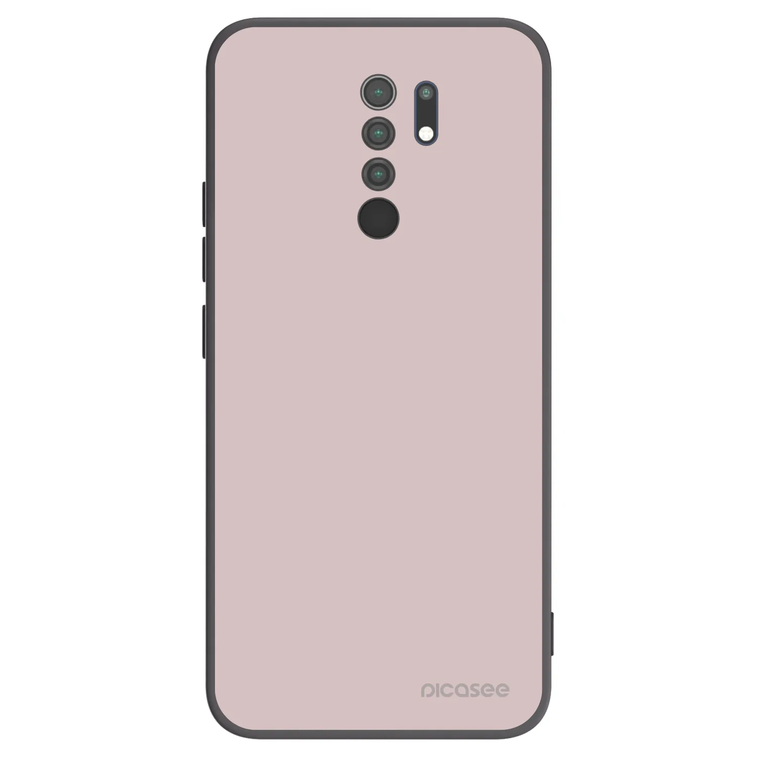 Picasee Xiaomi Redmi 9 Hülle - Schwarzes Silikon - Fantasy Fade