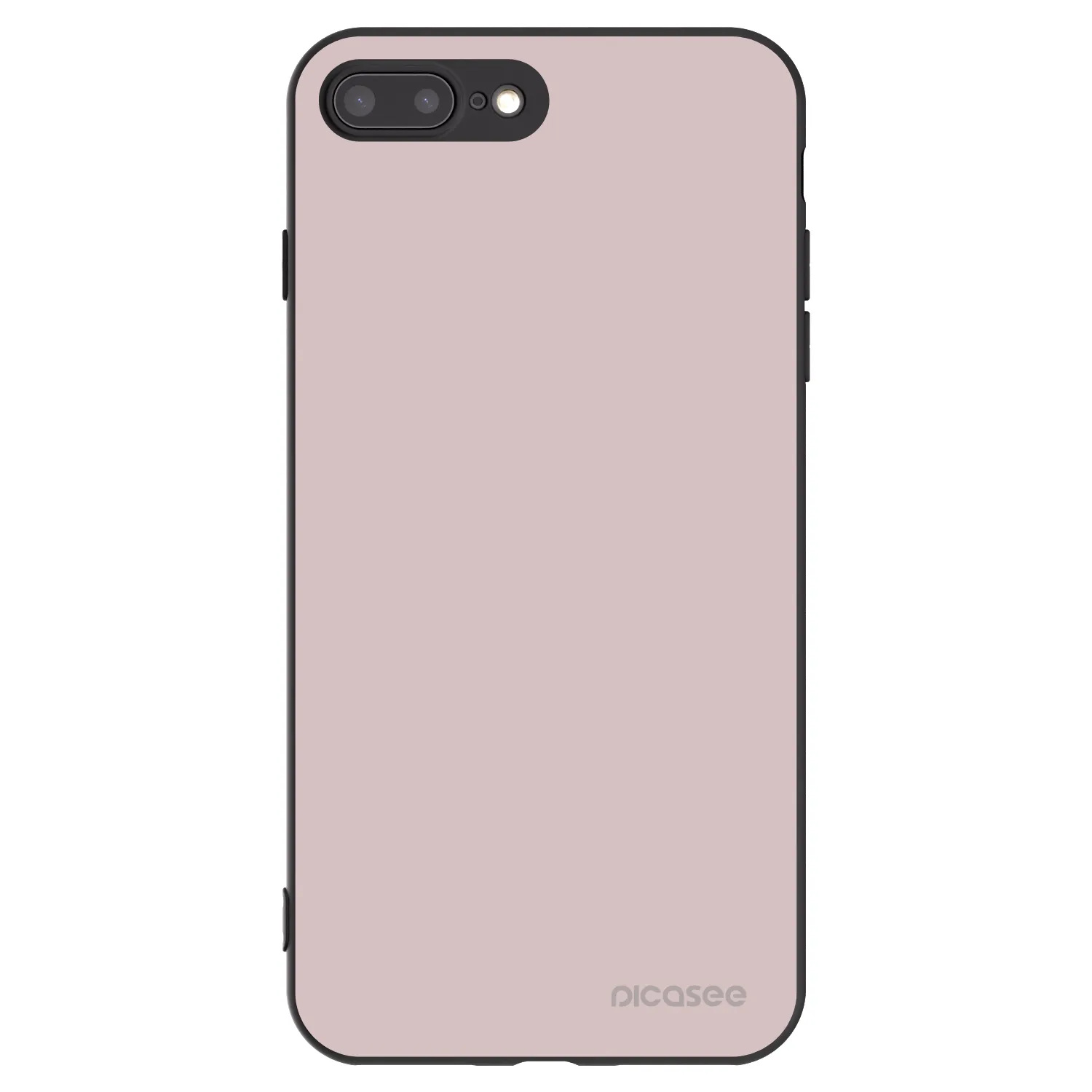 Picasee Apple iPhone 8 Plus Hülle - Schwarzes Silikon - Fantasy Fade