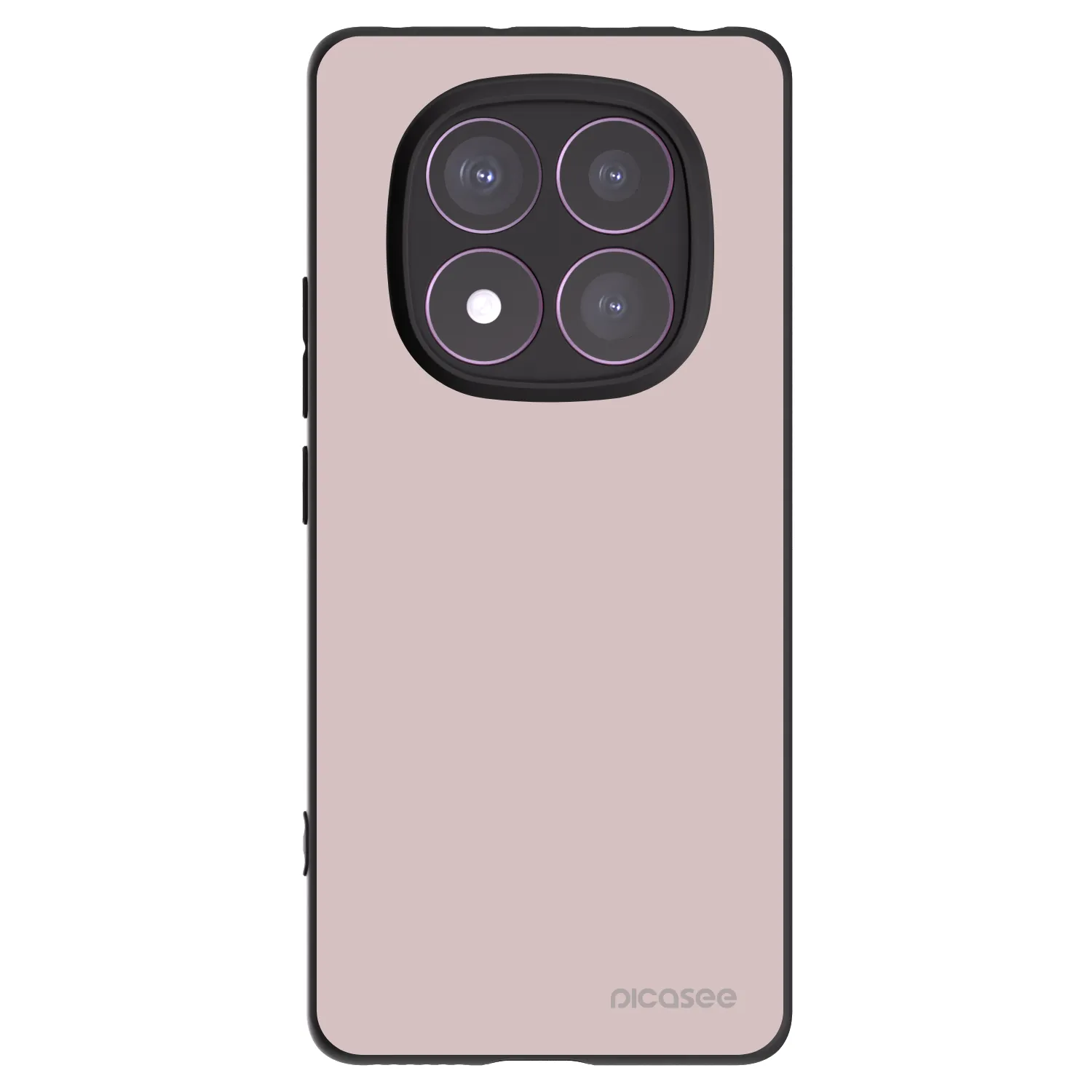 Picasee Xiaomi Redmi Note 14 Pro 4G Hülle - Schwarzes Silikon - Fantasy Fade