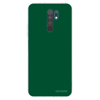 Picasee Xiaomi Redmi 9 Hülle - Transparentes Silikon - Green Gleam