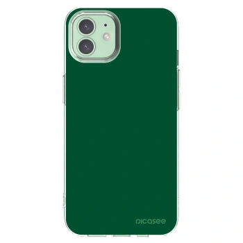 Picasee Apple iPhone 12 Pro Hülle - Transparentes Silikon - Green Gleam