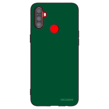Picasee Realme 5 Hülle - Schwarzes Silikon - Green Gleam