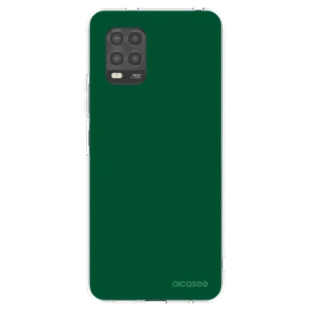 Picasee Xiaomi Mi 10 Lite Hülle - Transparentes Silikon - Green Gleam