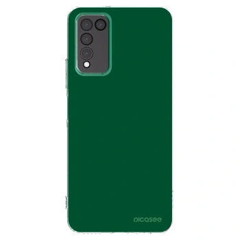 Picasee Honor 10X Lite Hülle - Transparentes Silikon - Green Gleam