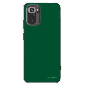 Picasee Xiaomi Redmi Note 10 Hülle - Transparentes Silikon - Green Gleam