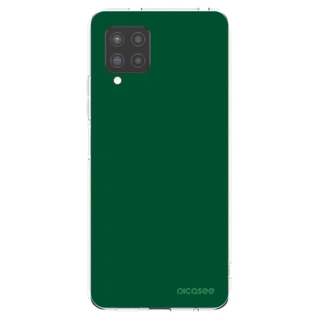 Picasee Samsung Galaxy A42 A426B Hülle - Transparentes Silikon - Green Gleam