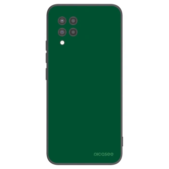 Picasee Samsung Galaxy A42 A426B Hülle - Schwarzes Silikon - Green Gleam