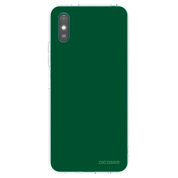 Picasee Xiaomi Redmi 9AT Hülle - Transparentes Silikon - Green Gleam