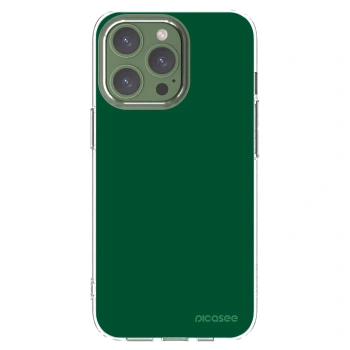 Picasee Apple iPhone 13 Pro Hülle - Transparentes Silikon - Green Gleam