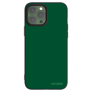 Picasee Apple iPhone 13 Pro Max Hülle - Schwarzes Silikon - Green Gleam