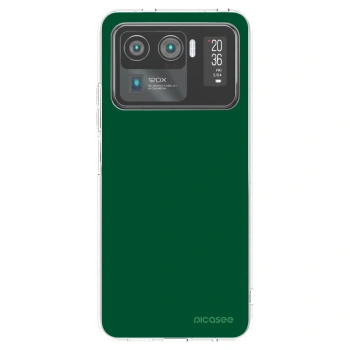 Picasee Xiaomi Mi 11 Ultra Hülle - Transparentes Silikon - Green Gleam