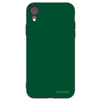Picasee Apple iPhone XR Hülle - Schwarzes Silikon - Green Gleam