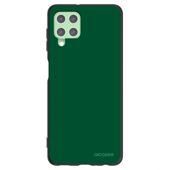Picasee Samsung Galaxy A22 A225F 4G Hülle - Schwarzes Silikon - Green Gleam