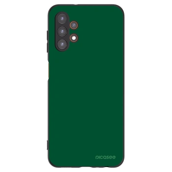 Picasee Samsung Galaxy A13 4G A135 Hülle - Schwarzes Silikon - Green Gleam