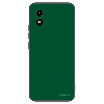 Picasee Vivo Y01 Hülle - Schwarzes Silikon - Green Gleam