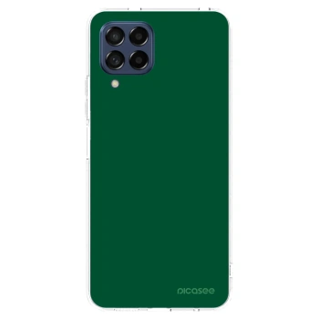 Picasee Samsung Galaxy M53 5G Hülle - Transparentes Silikon - Green Gleam