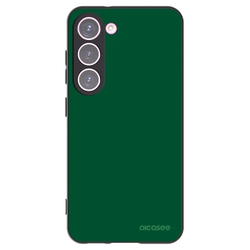 Picasee Samsung Galaxy S23 5G Hülle - Schwarzes Silikon - Green Gleam
