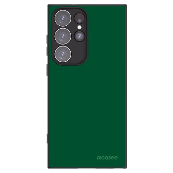 Picasee Samsung Galaxy S23 Ultra 5G Hülle - Schwarzes Silikon - Green Gleam