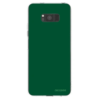 Picasee Samsung Galaxy S8 G950F Hülle - Transparentes Silikon - Green Gleam