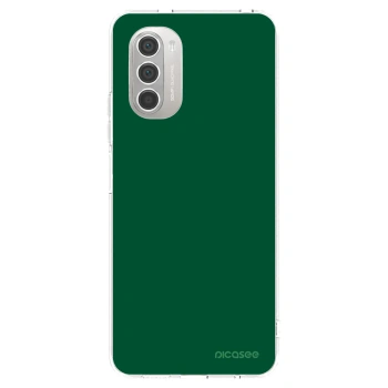 Picasee Motorola Moto G51 Hülle - Transparentes Silikon - Green Gleam