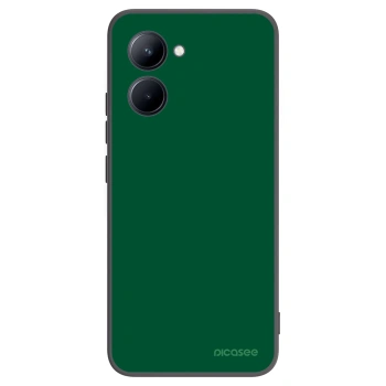 Picasee Realme C33 (2023) Hülle - Schwarzes Silikon - Green Gleam