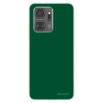 Picasee Honor X7a Hülle - Transparentes Silikon - Green Gleam