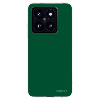 Picasee Xiaomi 14 Pro Hülle - Transparentes Silikon - Green Gleam