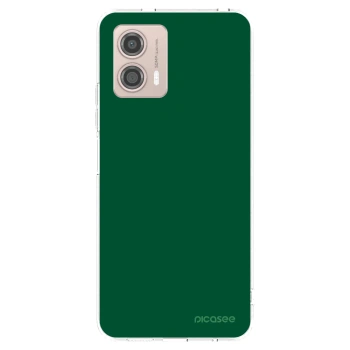 Picasee Motorola Moto G53 5G Hülle - Transparentes Silikon - Green Gleam